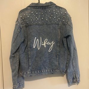 Bridal Wifey Jean Jacket